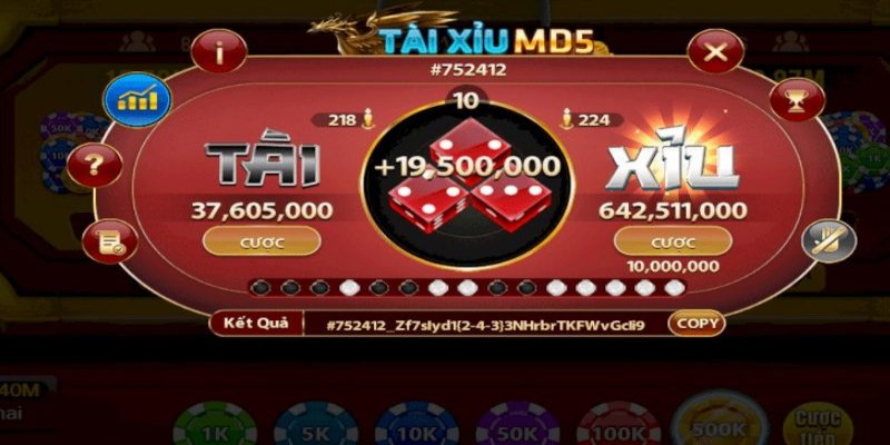 Mẹo đặt cược tài xỉu MD5 thắng khủng