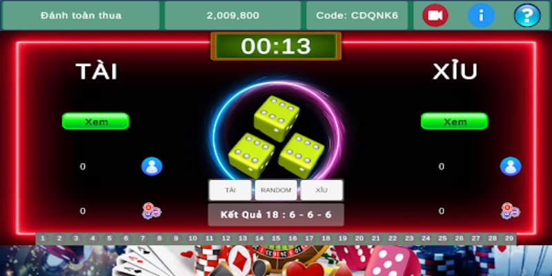 Vài điều cơ bản về luật game cược xúc xắc